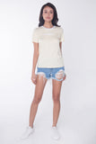 Tee With Embroidery