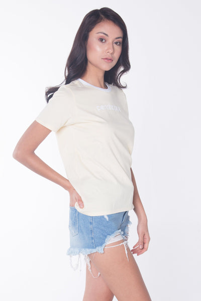 Tee With Embroidery