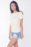 Tee With Embroidery