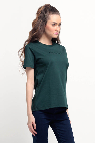Penshoppe Old School - Relaxed Fit Tee With Embroidery