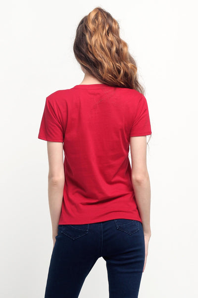 Penshoppe Old School - Relaxed Fit Tee With Embroidery