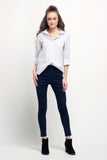 Long Sleeved Regular Fit Button-Down Poplin Shirt