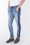 Carrot Fit Jeans With Elasticised Waistband