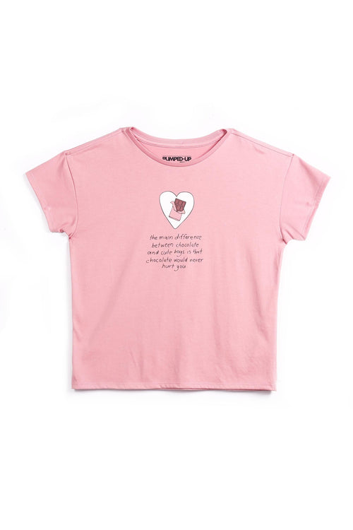 Pumped Up Tees - Women’s Boxy Tee With Graphic Print