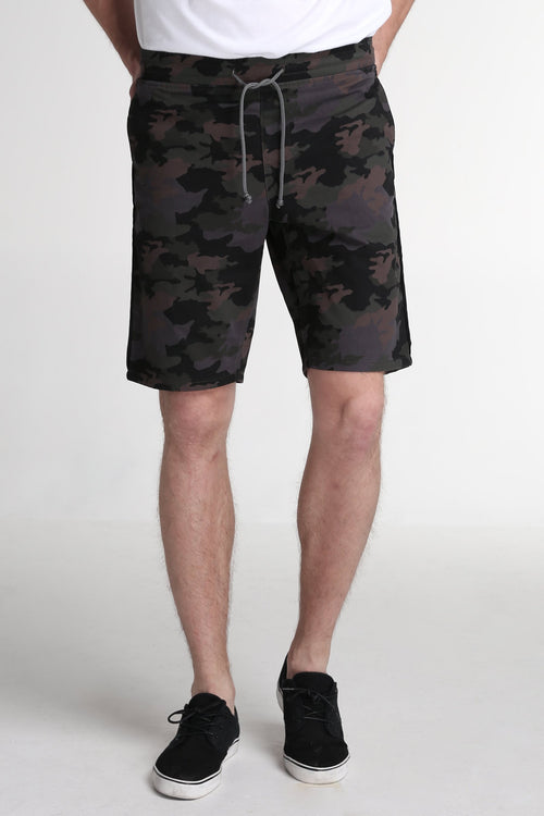Tapered Fit Printed Shorts