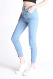 Power Stretch® Super High Waist Jeans With Split Hem