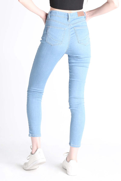 Power Stretch® Super High Waist Jeans With Split Hem