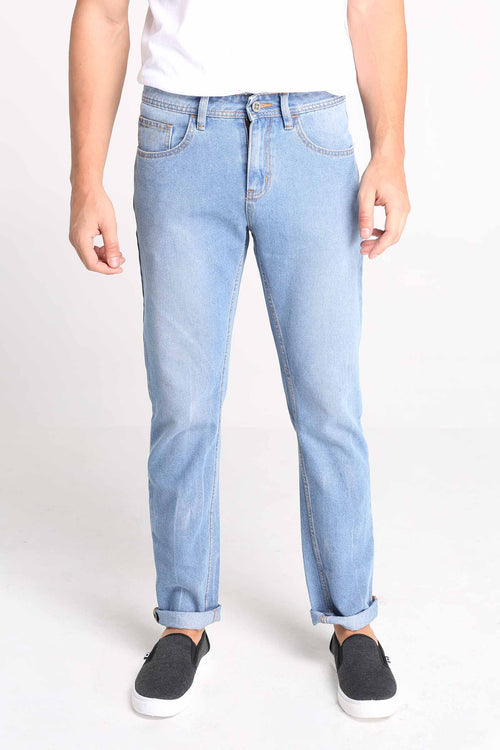 Slim Fit 5-Pocket Jeans With Zipper Fly