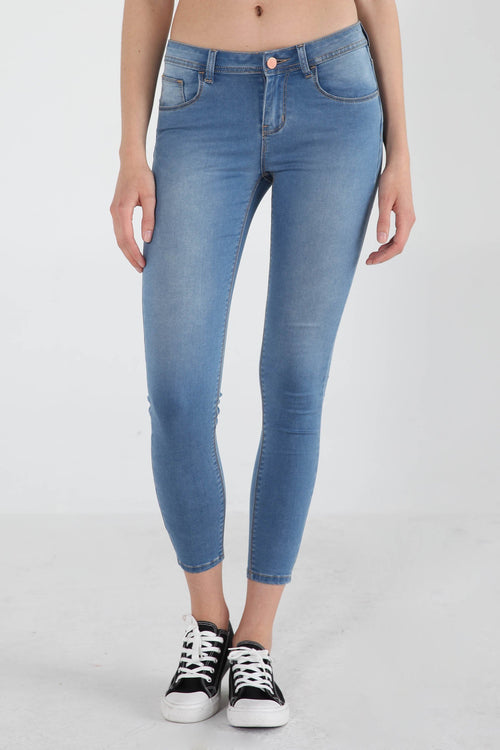 Power Stretch®Low Waist Super Skinny Jeans In Light Wash