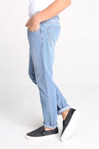 Slim Fit 5-Pocket Jeans With Zipper Fly