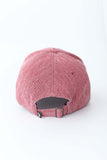 Men's Varsity Baseball Cap With Leather Patch