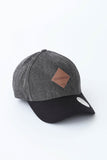 Men's Varsity Baseball Cap With Leather Patch