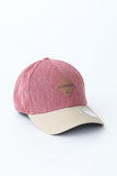 Men's Varsity Baseball Cap With Leather Patch