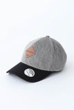 Men's Varsity Baseball Cap With Leather Patch