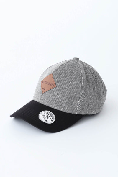 Men's Varsity Baseball Cap With Leather Patch