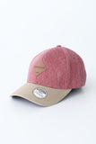 Men's Varsity Baseball Cap With Leather Patch