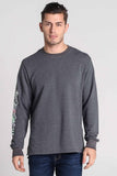 Hi-Low Pullover With Print & Embroidery