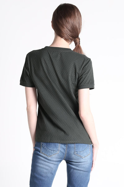 Textured Regular Fit Tee