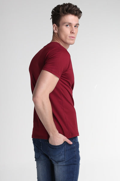 Semi Fit Tee With Graphic Print