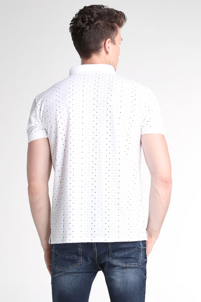 Polo Shirt With All-Over Print