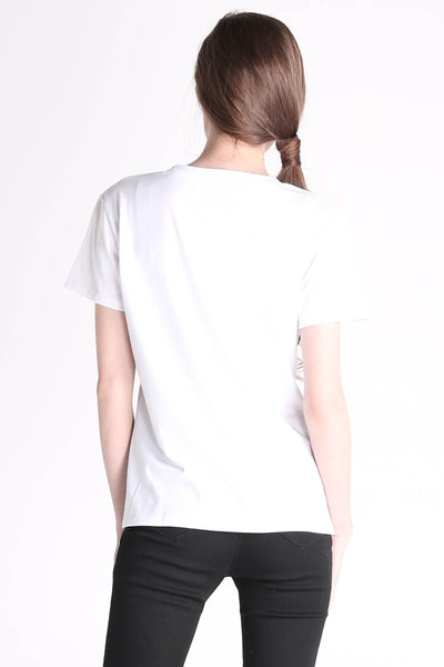 Semi Fit Tee With Graphic Print