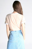 Semi Fit Tee With Embroidery