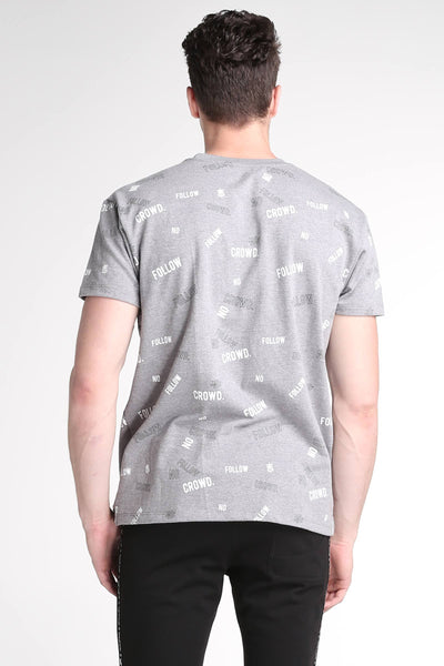 Relaxed Fit Tee With All-Over Print