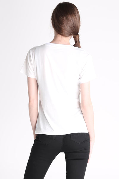 Semi Fit Tee With Graphic Print