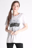 Boxy Tee With Graphic Print