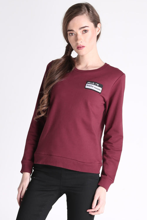 Pullover With Embroidery