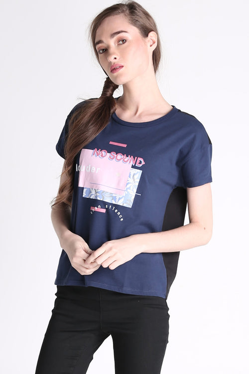Relaxed Fit Tee With Graphic Print