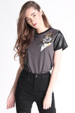 Relaxed Fit Tee With Graphic Print