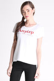 Semi Fit Tee With Graphic Print