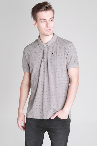 Polo Shirt With All-Over Print