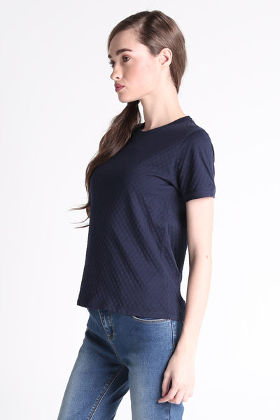 Textured Regular Fit Tee