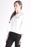 Boxy Tee With Embroidery