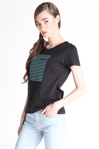 Relaxed Fit Tee With Graphic Print