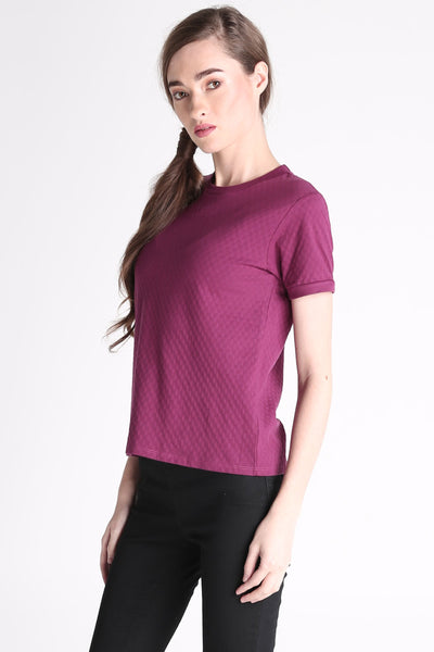 Textured Regular Fit Tee