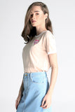 Semi Fit Tee With Embroidery