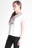 Semi Fit Tee With Graphic Print