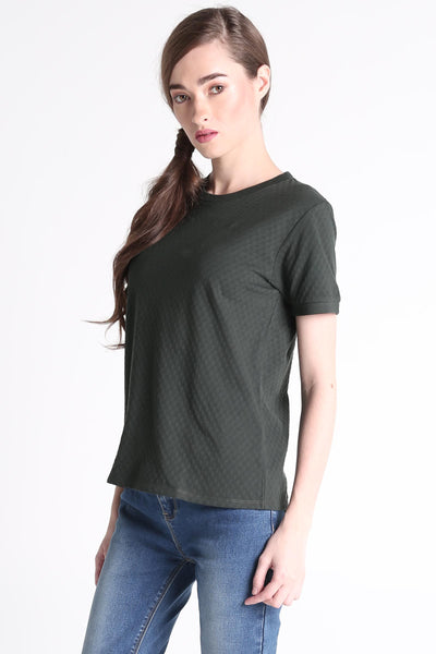 Textured Regular Fit Tee