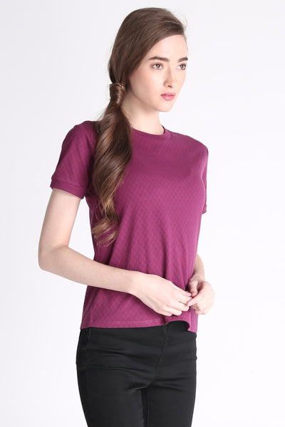 Textured Regular Fit Tee