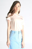 Semi Fit Tee With Embroidery