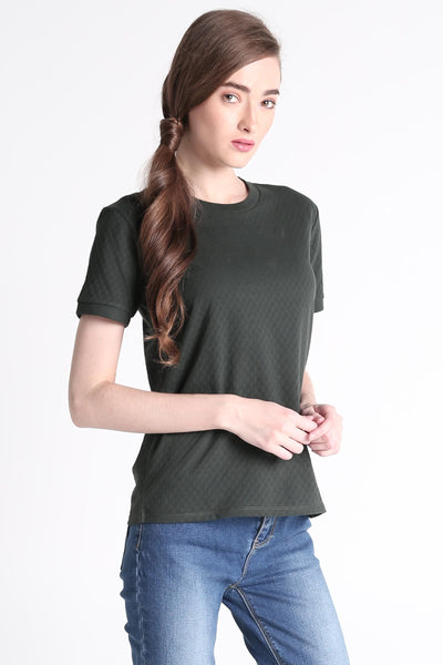 Textured Regular Fit Tee