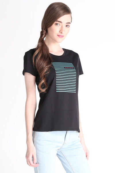 Relaxed Fit Tee With Graphic Print