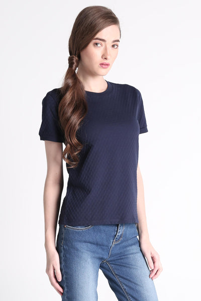 Textured Regular Fit Tee