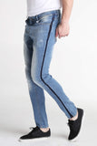 Skinny Fit Jeans With Patch Details