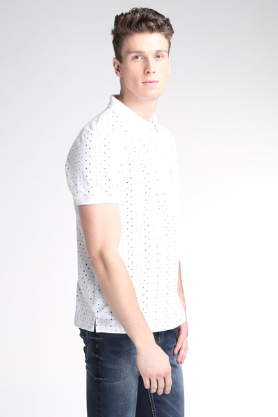 Polo Shirt With All-Over Print