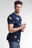 Relaxed Fit Tee With All-Over Print