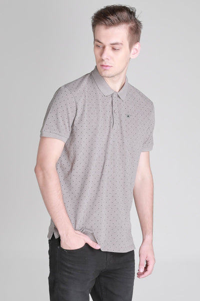 Polo Shirt With All-Over Print